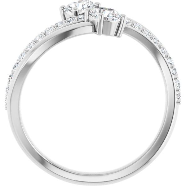 Two-Stone Bypass Ring - Image 2