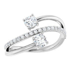 Two-Stone Bypass Ring - Image 3