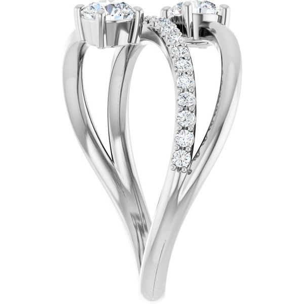 Two-Stone Bypass Ring - Image 4