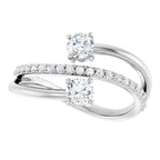Two-Stone Bypass Ring - Image 5