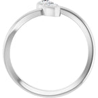 Bezel-Set Bypass Ring - Image 2