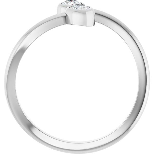 Bezel-Set Bypass Ring - Image 2