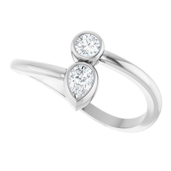 Bezel-Set Bypass Ring - Image 5