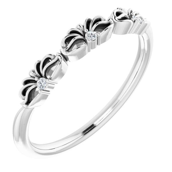 Accented Crown Ring