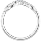 Accented Infinity-Inspired Ring - Image 2