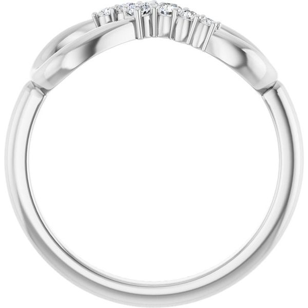 Accented Infinity-Inspired Ring - Image 2