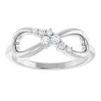 Accented Infinity-Inspired Ring - Image 3