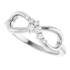 Accented Infinity-Inspired Ring - Image 5