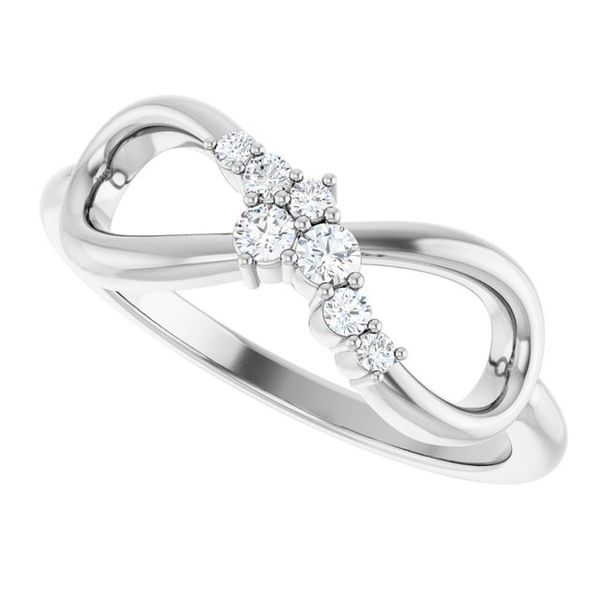 Accented Infinity-Inspired Ring - Image 5