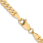 Leslie's 14K 3.9mm Flat Beveled Curb Chain - Image 3