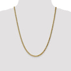 Leslie's 14K 3.9mm Flat Beveled Curb Chain - Image 4
