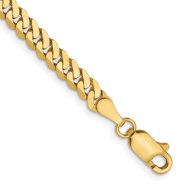 Leslie's 14K 3.9mm Flat Beveled Curb Chain