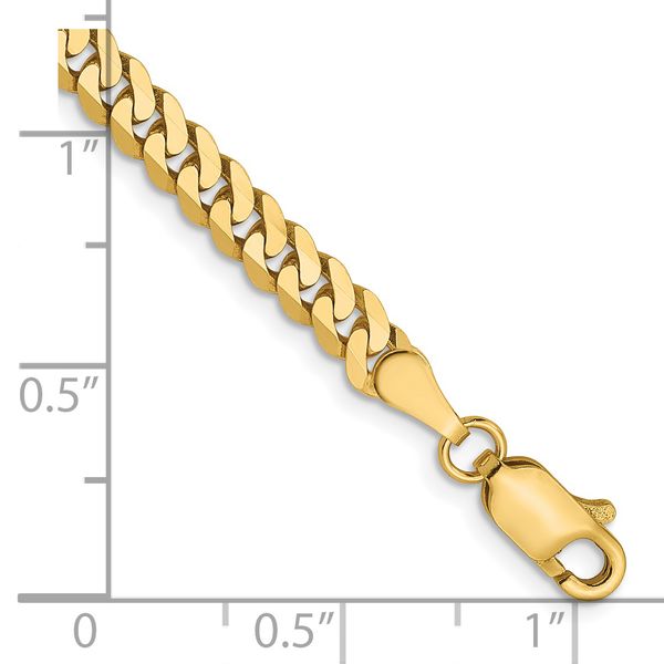Leslie's 14K 3.9mm Flat Beveled Curb Chain - Image 2