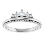 Stackable Crown Ring - Image 3