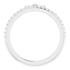 Accented Stackable Crown Ring - Image 2