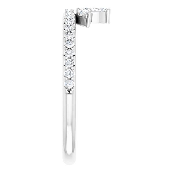 Accented Stackable Crown Ring - Image 4