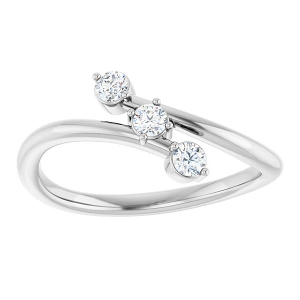 Three-Stone Bypass Ring - Image 3