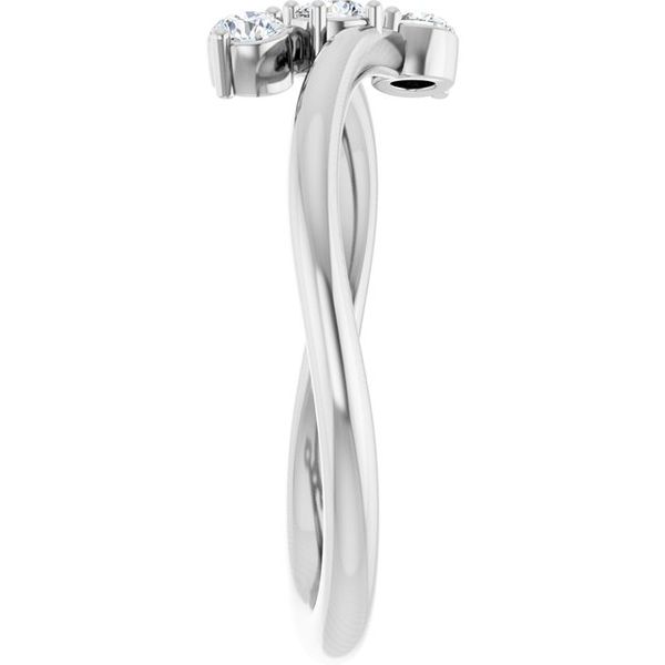 Three-Stone Bypass Ring - Image 4