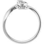Bezel-Set Bypass Ring - Image 2