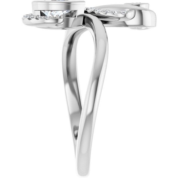 Bezel-Set Bypass Ring - Image 4