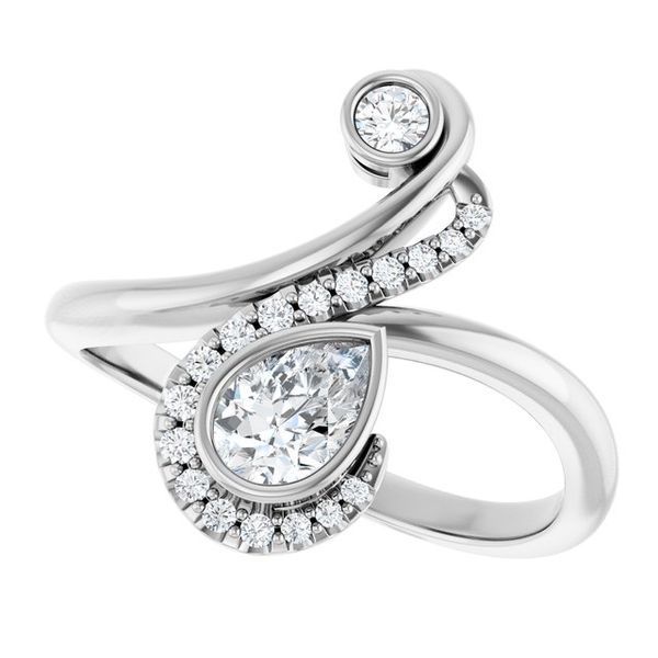 Bezel-Set Bypass Ring - Image 5