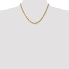 Leslie's 14K 4.5mm Flat Beveled Curb Chain - Image 4