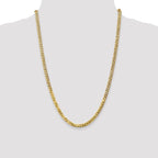 Leslie's 14K 4.5mm Flat Beveled Curb Chain - Image 4