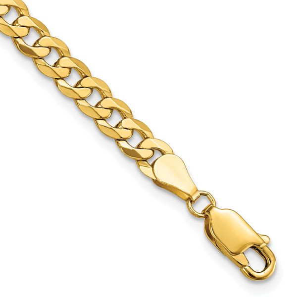 Leslie's 14K 4.5mm Flat Beveled Curb Chain