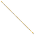 Leslie's 14K 4.5mm Flat Beveled Curb Chain - Image 2