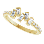 Scattered Baguette Ring - Image 5