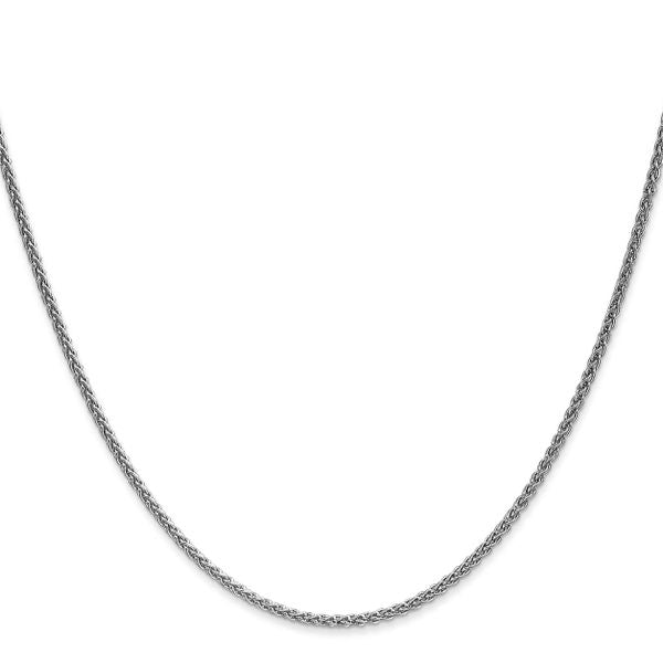 Leslie's 14K White Gold 1.65mm Spiga Chain - Image 2