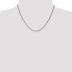 Leslie's 14K White Gold 1.65mm Spiga Chain - Image 4
