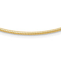 Leslie's 14K 2mm Round Omega Necklace