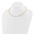 Leslie's 14K 2mm Round Omega Necklace - Image 2