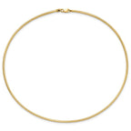 Leslie's 14K 2mm Round Omega Necklace - Image 3