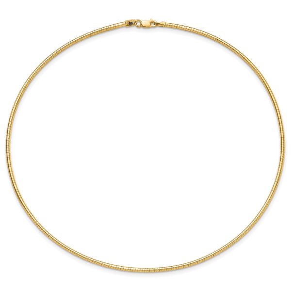 Leslie's 14K 2mm Round Omega Necklace - Image 3
