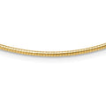 Leslie's 14K 2mm Round Omega Necklace