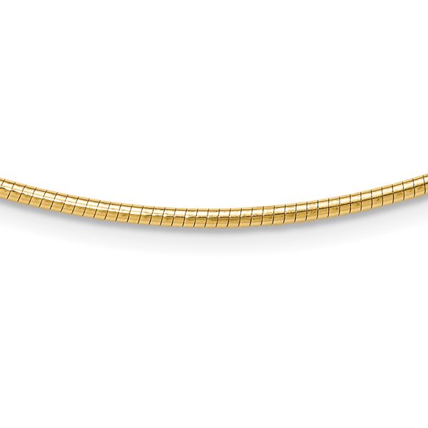 Leslie's 14K 2mm Round Omega Necklace