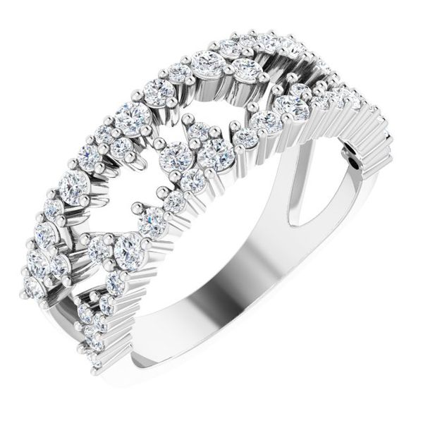 Accented Negative Space Ring