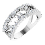 Accented Negative Space Ring
