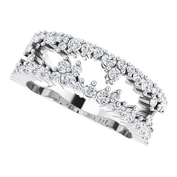 Accented Negative Space Ring - Image 5