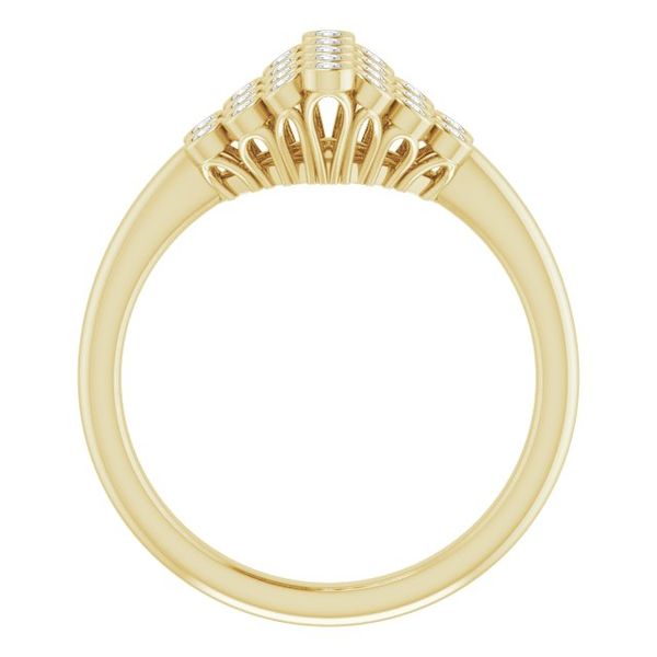 Bezel-Set Cluster Ring - Image 2