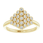 Bezel-Set Cluster Ring - Image 3