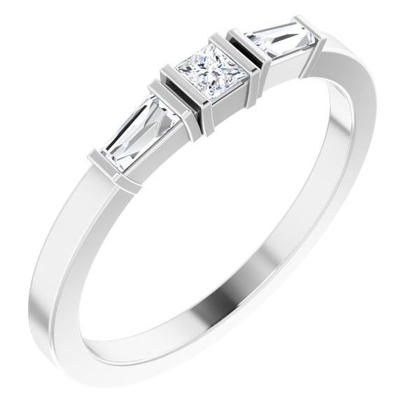 Accented Stackable Ring
