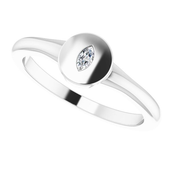Gypsy-Set Signet Ring - Image 5