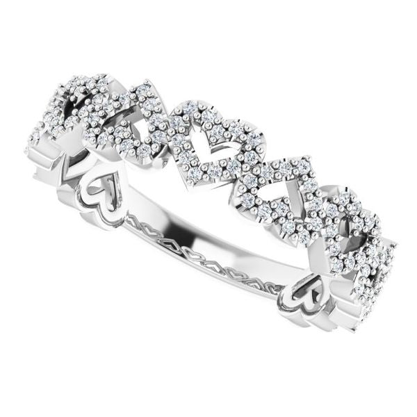 Stackable Heart Ring - Image 5