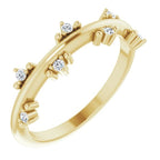 Accented Stackable Ring