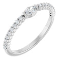 Accented Stackable Ring