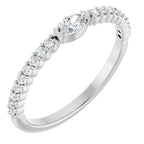 Accented Stackable Ring