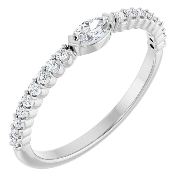 Accented Stackable Ring